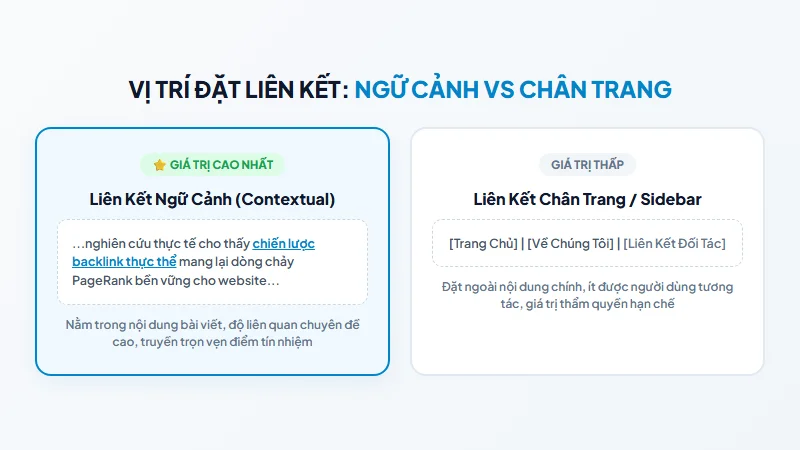 Sơ đồ vị trí liên kết ngữ cảnh Contextual Link chuẩn SEO