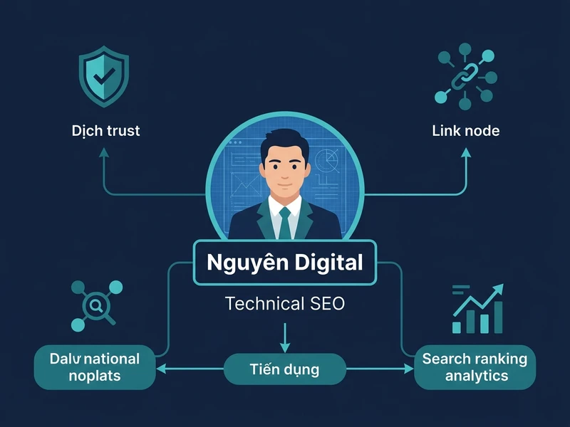 Chuyên gia Nguyên Digital tư vấn chiến lược liên kết và cấu trúc luân chuyển PageRank tại Solannseo