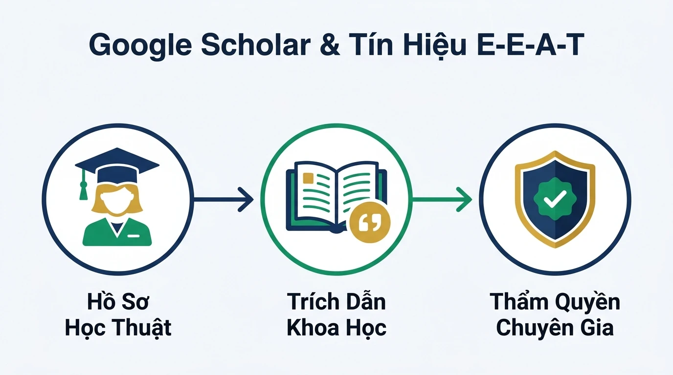 Google Scholar Là Gì? Khai Thác Nguồn Backlink Học Thuật Chất Lượng