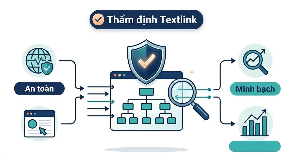 Kinh nghiệm mua textlink an toàn với quy trình thẩm định Google Search Console và Outbound Links (OBL)