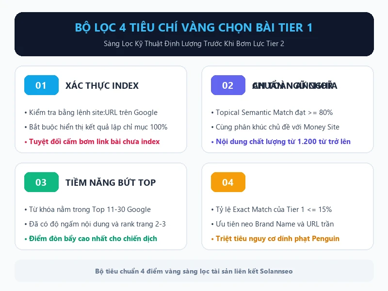 Giao diện Cổng Quản Trị và Báo Cáo Backlink Solannseo theo dõi cấu trúc đa tầng