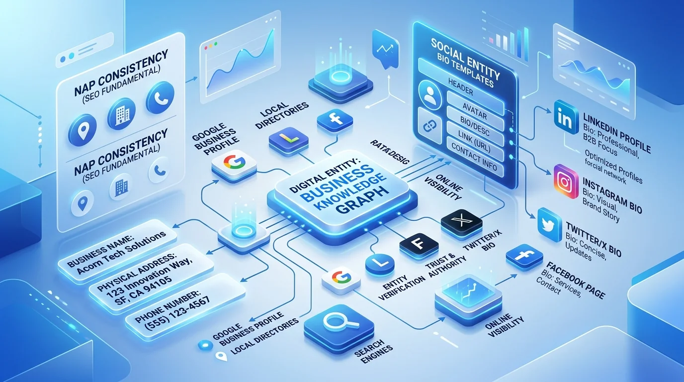 Quy chuẩn đồng nhất NAP và sơ đồ Knowledge Graph xác thực thực thể Social Entity đa nền tảng