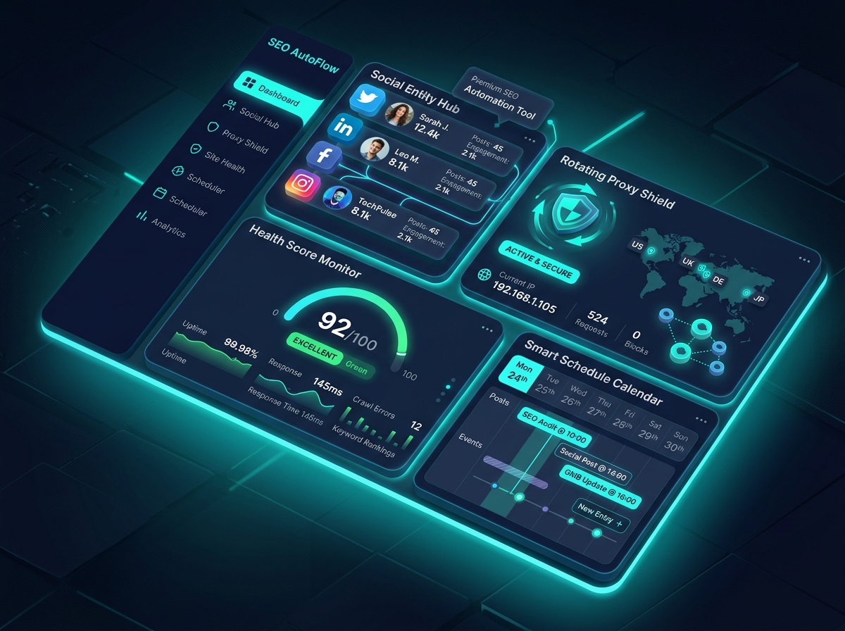 Giao diện phần mềm Tool Solann Social quản lý lịch đăng và giám sát sức khỏe 200 mạng xã hội