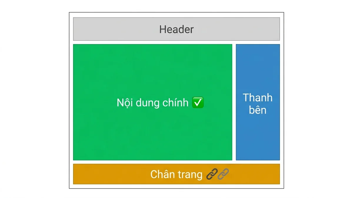 Mô hình phân vùng DOM cấu trúc Main Content và Boilerplate theo bằng sáng chế Page Segmentation
