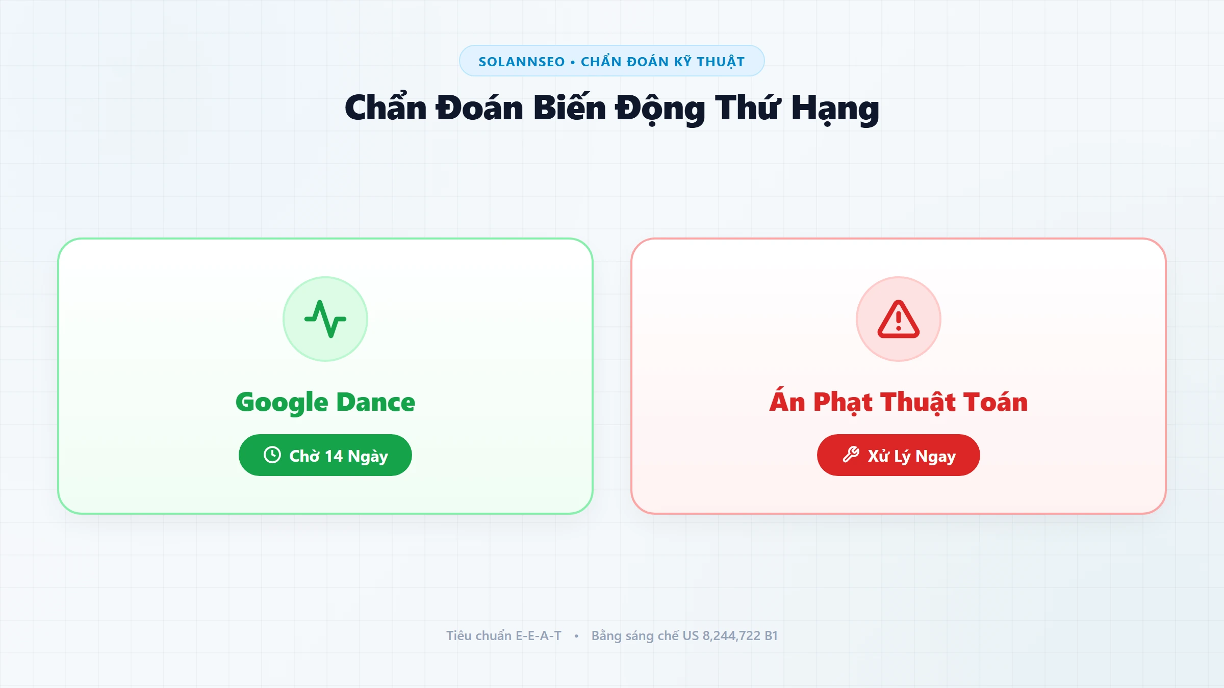 Chẩn đoán biến động thứ hạng khi đi link vệ tinh: Phân biệt Google Dance và án phạt thuật toán