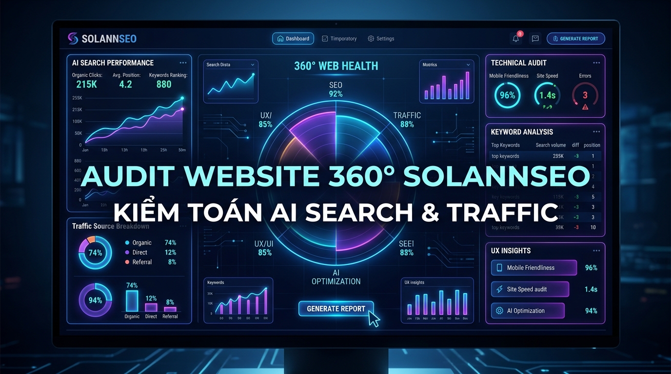 Dịch vụ Audit Website 360 Solannseo